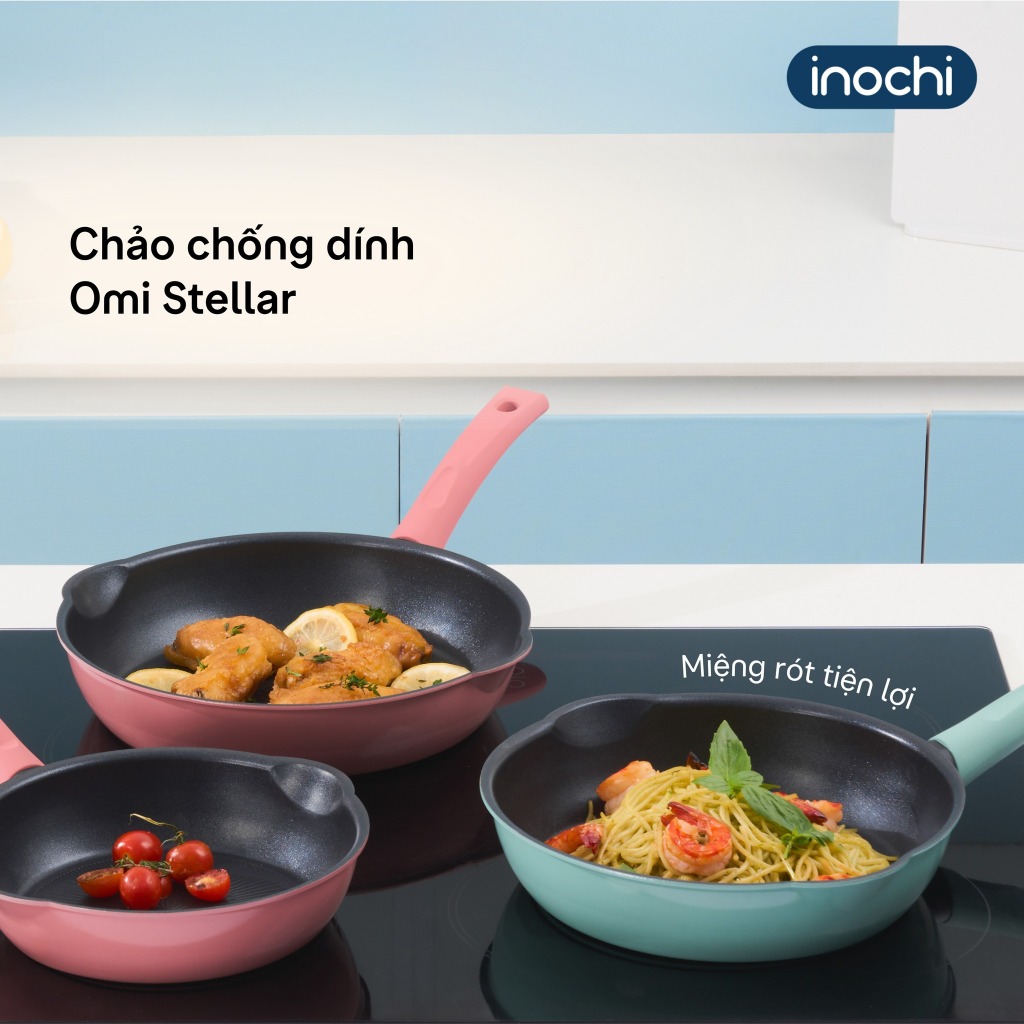 [Quà tặng - Không bán] Inochi Chảo chống dính Omi Stellar – Lớp phủ ...