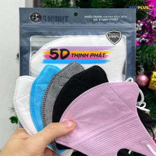 Combo 100 Chiếc Khẩu Trang 5D Thịnh Phát 3 Lớp - Kháng Khuẩn - Thoáng Khí