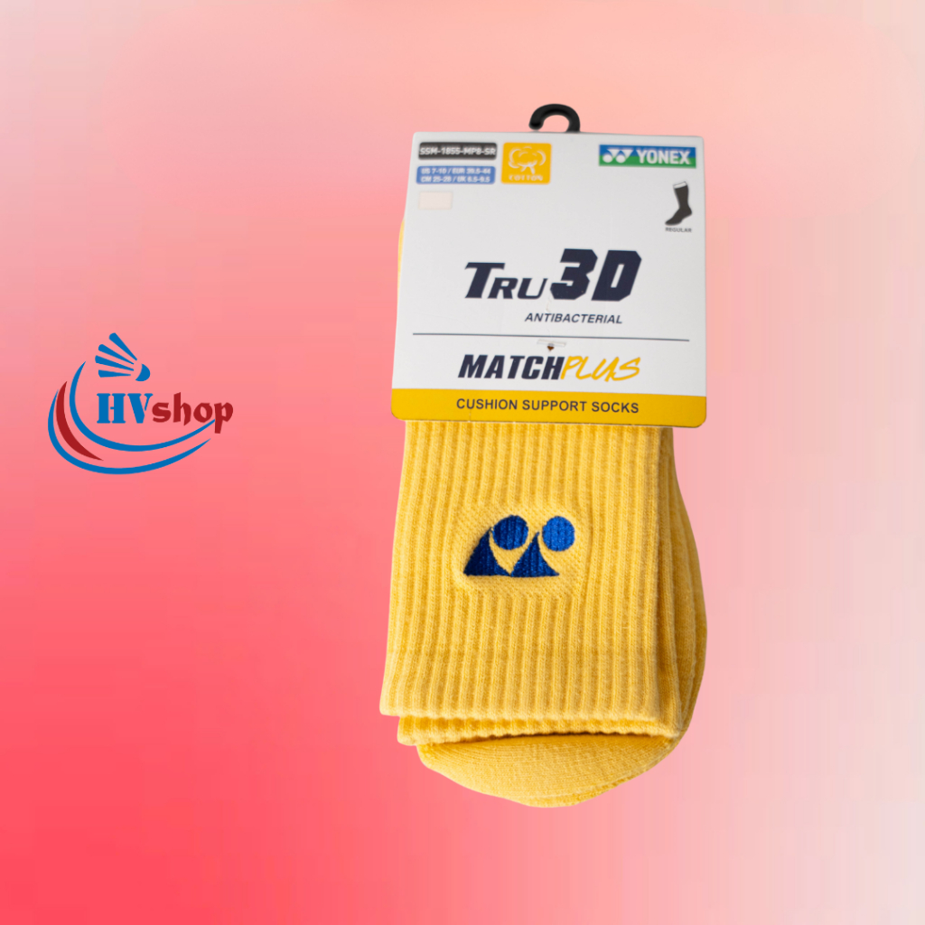 Tất cầu lông Yonex chính hãng SSM-1855-MP8, cổ cao 25-28cm, chất liệu dày dặn, thoáng mát - HVShop