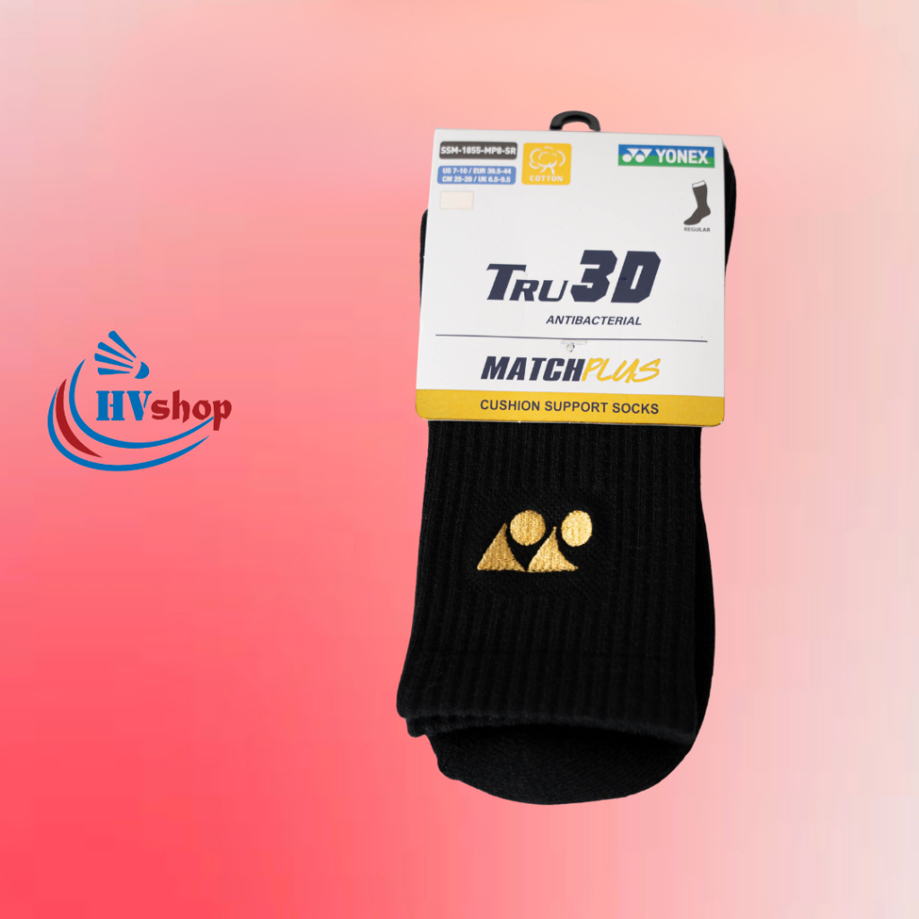 Tất cầu lông Yonex chính hãng SSM-1855-MP8, cổ cao 25-28cm, chất liệu dày dặn, thoáng mát - HVShop