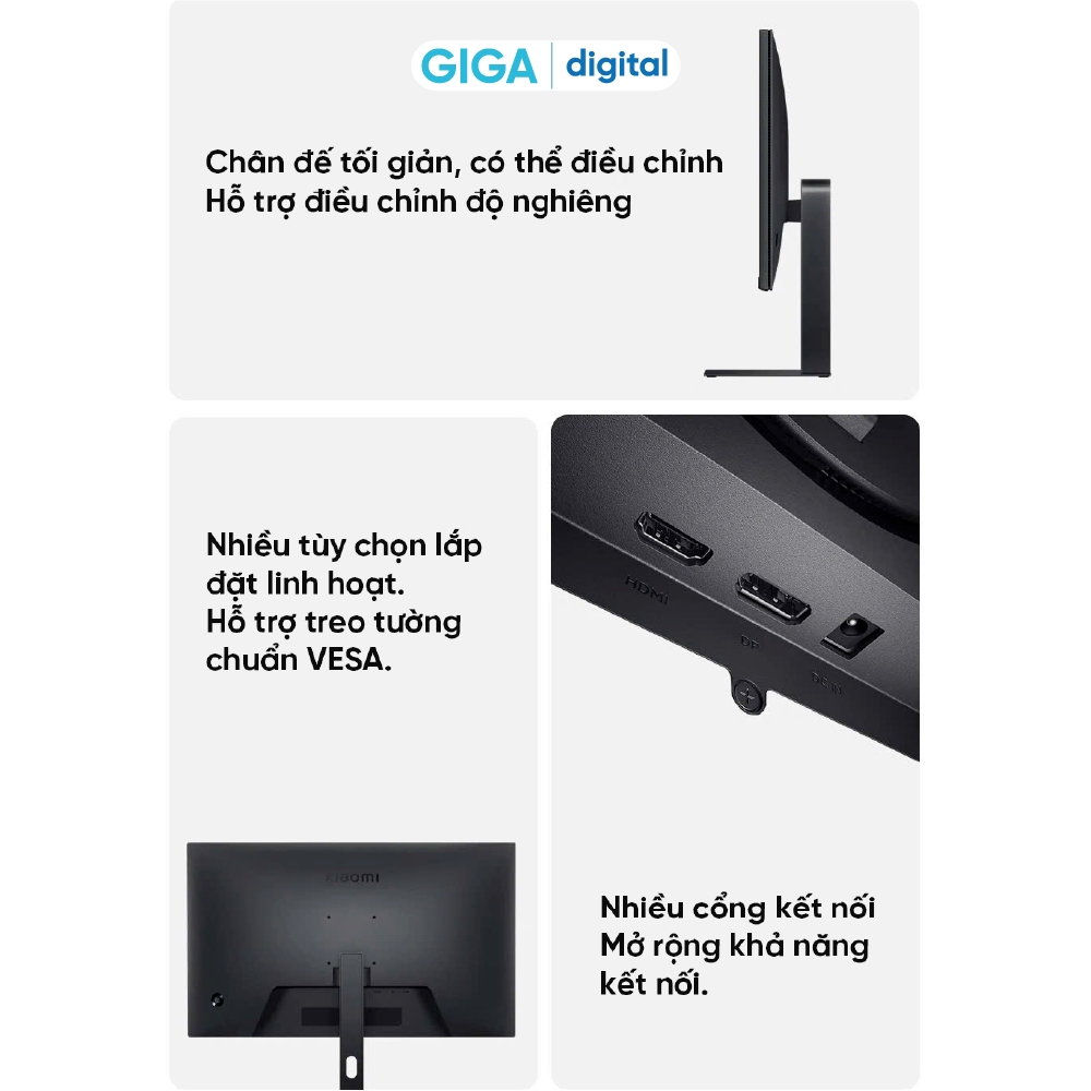 Màn hình máy tính Xiaomi Monitor A27i ELA5345EU /A27QI/ A24i ELA5444EU/ A27Ui - Độ phân giải Full HD, tấm nền IPS | BigBuy360 - bigbuy360.vn