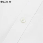GIORDANO Áo Sơ Mi Nam Cổ Trụ Linen Shirt 01045203 — ảnh 6