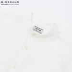 GIORDANO Áo Sơ Mi Nam Cổ Trụ Linen Shirt 01045203 — ảnh 5