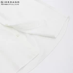 GIORDANO Áo Sơ Mi Nam Cổ Trụ Linen Shirt 01045203 — ảnh 8