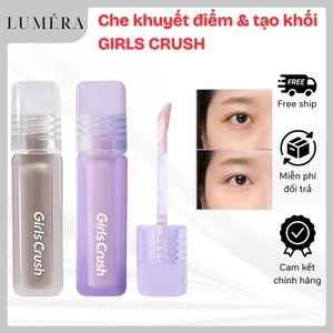 Kem che khuyết điểm GIRLS CRUSH Matte Velvet Concealer kem làm sáng mỏng mịn, hiệu ứng trang điểm 8g