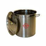 Nồi cao Inox cao cấp Luộc gà cao cấp Nấu Bún Phở,Dùng Cho Bếp Gas, Bếp củi , Bếp Từ, kích thước 40x40 - 50L — ảnh 2
