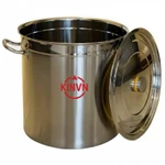 Nồi cao Inox cao cấp Luộc gà cao cấp Nấu Bún Phở,Dùng Cho Bếp Gas, Bếp củi , Bếp Từ, kích thước 40x40 - 50L — ảnh 3