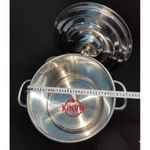 Nồi cao Inox cao cấp Luộc gà cao cấp Nấu Bún Phở,Dùng Cho Bếp Gas, Bếp củi , Bếp Từ, kích thước 40x40 - 50L — ảnh 8
