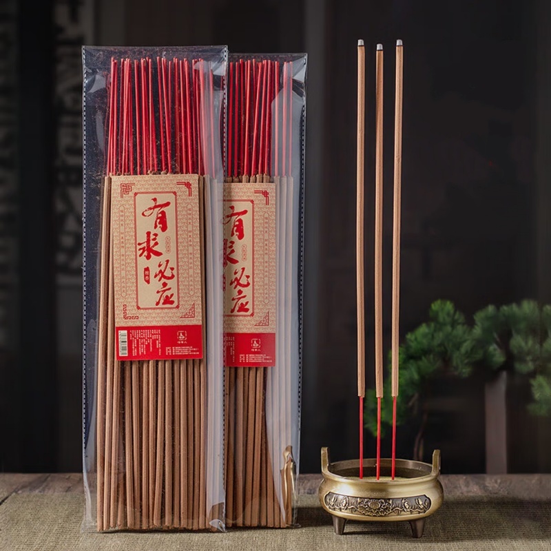 60 Nén Hương Cuộn Thần Tài Hương Hương Gỗ Đàn Không Bụi ít Khói Không Độc Hại thơm nhẹ, dễ chịu - Cầu Tài Lộc