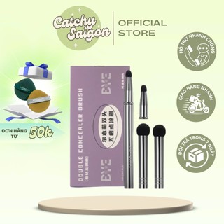 [AMORTALS] Set Cọ Che Khuyết Điểm AMORTALS Kèm 4 Đầu Thay Thế, Double Concealer Brush