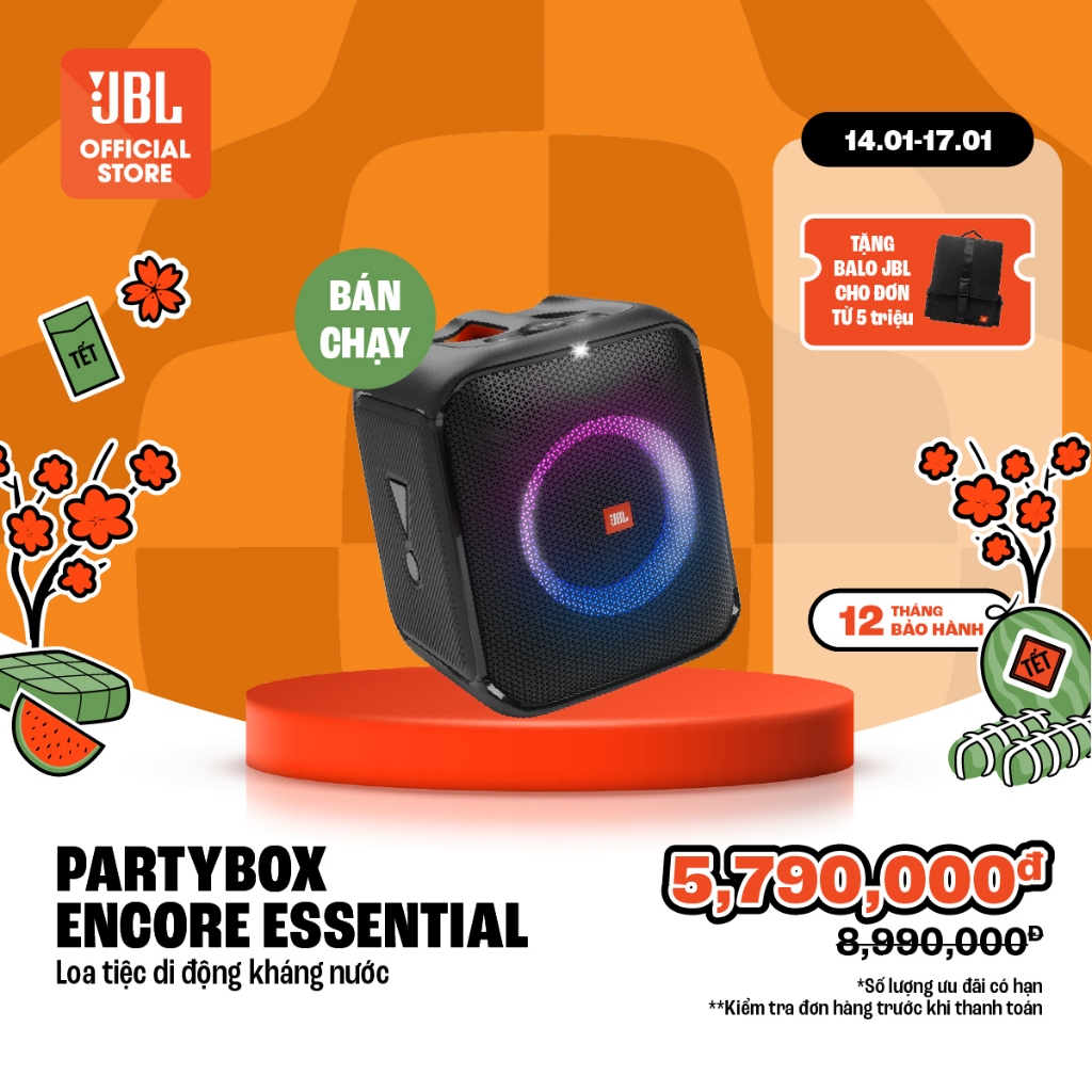 Loa Di Động JBL Partybox Encore Essential - Hàng Chính Hãng