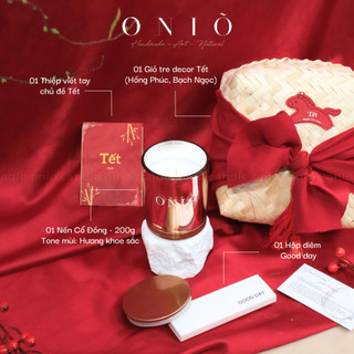 Set quà tặng Tết "Duyên Xuân"-Oniõ,hương tinh dầu thiên nhiên,QTT-003