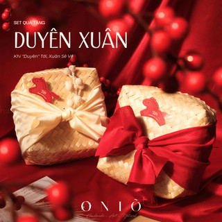Set quà tặng Tết "Duyên Xuân"-Oniõ,hương tinh dầu thiên nhiên,QTT-003