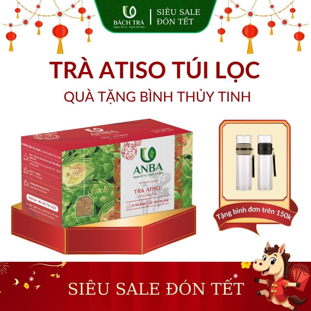 Trà Atiso Xanh Sấy Khô - Hình ảnh thực tế