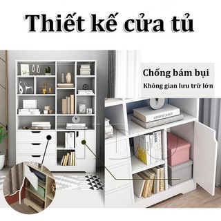 Nido Kệ Sách Để Sàn Gỗ Chống Ẩm Cao Cấp rang trí nhà phong cách hiện đại