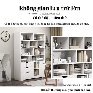 Nido Kệ Sách Để Sàn Gỗ Chống Ẩm Cao Cấp rang trí nhà phong cách hiện đại