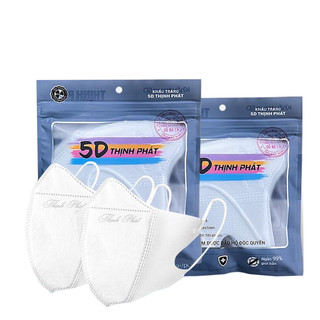 Combo 100 Chiếc Khẩu Trang 5D Thịnh Phát 3 Lớp - Kháng Khuẩn - Thoáng Khí