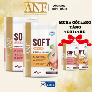[MUA 2 TẶNG 1-1.2KG] ANF Soft  - Thức ăn hạt mềm cho Chó, Dễ nhai, Giàu dinh dưỡng, Hỗ trợ tiêu hóa khỏe mạnh 1.2kg