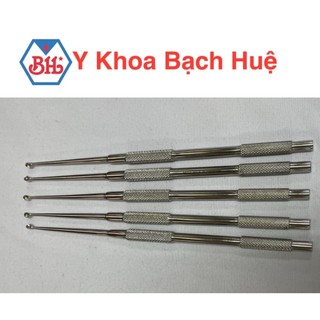 Cây lấy dị vật tai mũi 1 đầu, dụng cụ lấy dị vật tai và mũi chiều dài 15,3cm