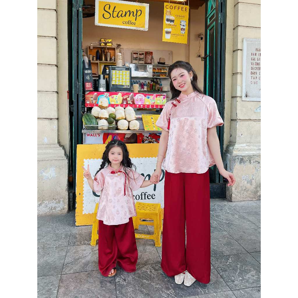 [Kèm quần lụa] Set lụa cách tân bé gái Thanh Thảo, BST Phong Hoa 2026 chất liệu lụa cao cấp BY L'AMME