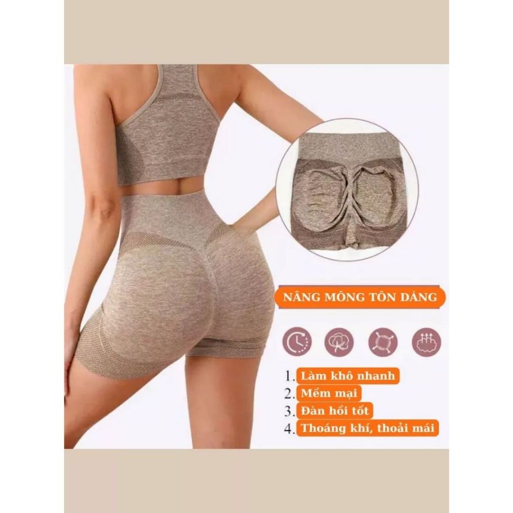 MOXY SPORTSWEAR Bộ Đồ Tập Gym Yoga Nữ, Set Đồ Tập Thể Thao Nữ Thoáng Khí, Có Mút Nâng Ngực, Nâng Mông | BigBuy360 - bigbuy360.vn