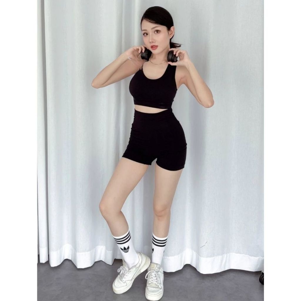 MOXY SPORTSWEAR Bộ Đồ Tập Gym Yoga Nữ, Set Đồ Tập Thể Thao Nữ Thoáng Khí, Có Mút Nâng Ngực, Nâng Mông | BigBuy360 - bigbuy360.vn