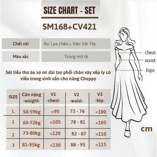 Set Đồ Bigsize Nữ Công Sở – Áo Sơ Mi Sọc Dáng Rộng & Chân Váy Xếp Ly 50-95kg SM168+CV421