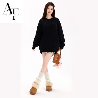Set Bộ Đồ Nỉ Thu Đông HS HOÀNG SỰ GROUP Sweater Basic Cổ Tròn Nam Nữ Form Unisex 4 Màu Lựa Chọn