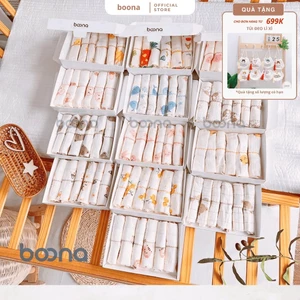 Khăn sữa cho bé Boona, Koala, vải sợi muslin cao cấp 2 lớp và 4 lớp, mềm mịn, thấm hút tốt