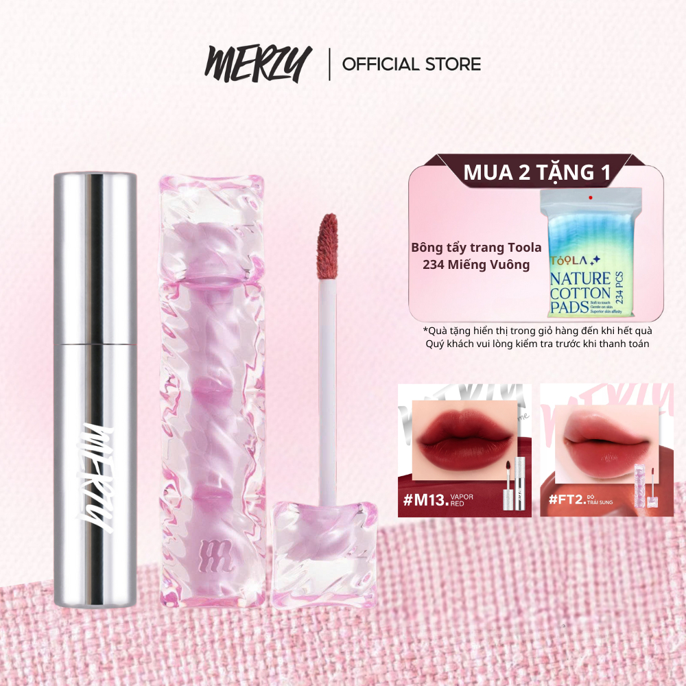 Combo mix 2 son (Merzy Water Fit Blur Tint / Merzy The Glam Mellow Tint ...
