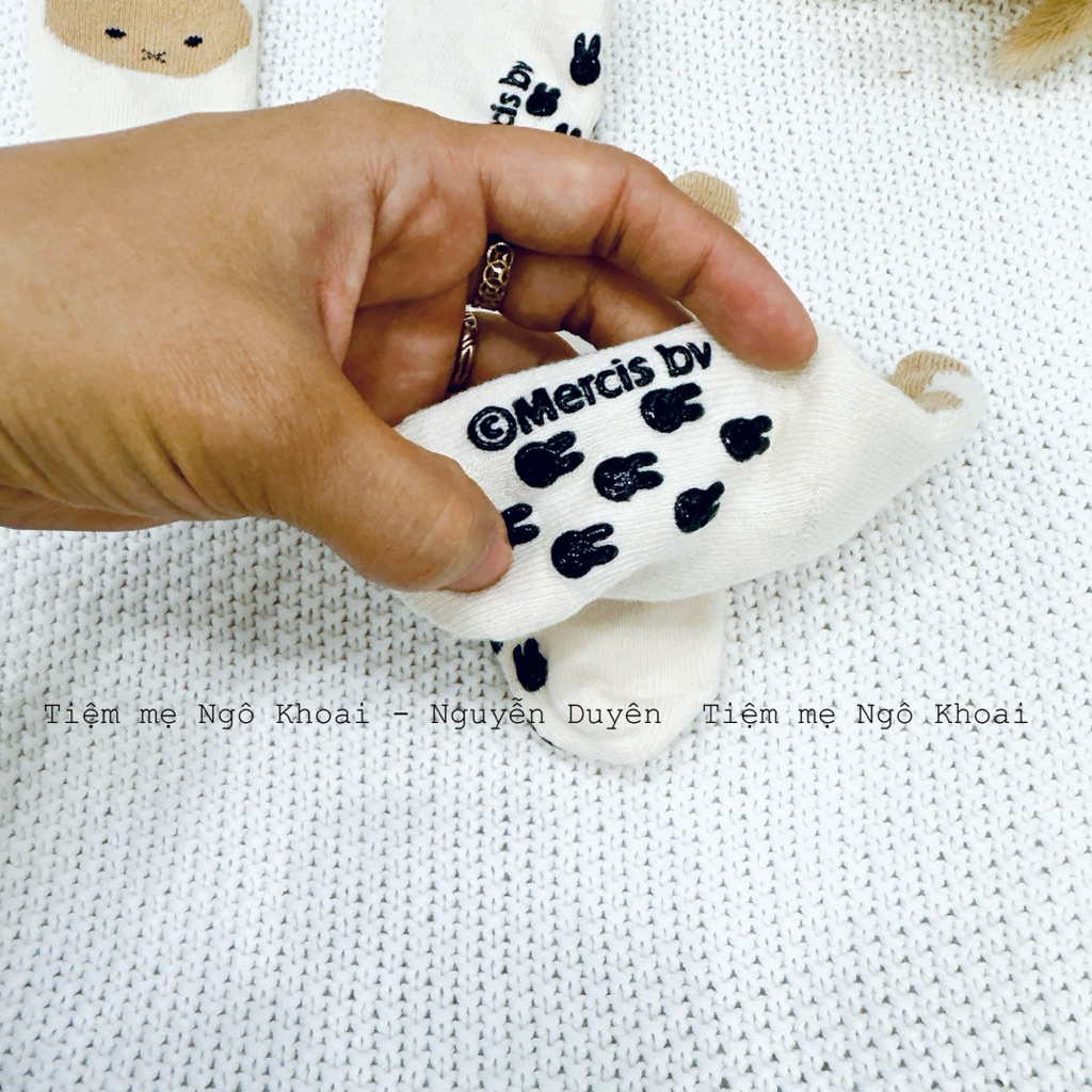 [MD232] Tất len xù dày dặn ấm áp hoạ tiết thỏ Miffy cho bé yêu