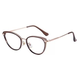 [MUA 1 TẶNG 1 PHỤ KIỆN] Kính mắt mèo nữ Libra EyeWear gọng kính kim loại chống ánh sáng xanh tia UV dễ đeo