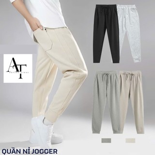Quần Jogger Nỉ 2DA HS HOÀNG SỰ GROUP Unisex Nam Nữ Bo Gấu Thể Thao Dáng Jogger Basic 4 Màu