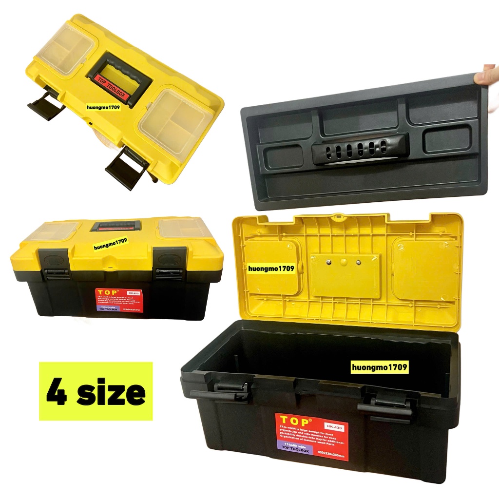 Hộp đựng dụng cụ, thùng đồ nghề đa năng đủ kích cỡ 14 inch 17 inch 19 inch