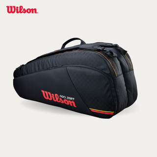 Wilson Pro Staff Classic 6 Pack Black Túi Đựng Vợt Tennis WR8051801001