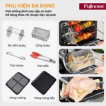 Nồi chiên không dầu 16L FUJIHOME Công suất 2100W, Lò Nướng Mini cảm ứng 3D menu 8 chế độ nấu sẵn quay gà nguyên con — ảnh 6