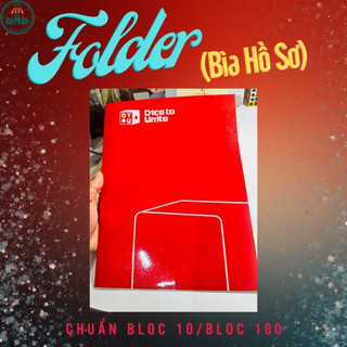 Folder (bìa hồ sơ)-Bloc 10/ Bloc100 chọn mẫu khuôn & in theo thiết kế