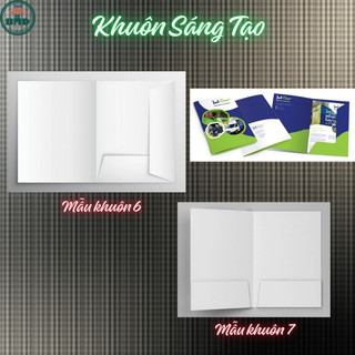 Folder (bìa hồ sơ)-Bloc 10/ Bloc100 chọn mẫu khuôn & in theo thiết kế