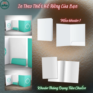 Folder (bìa hồ sơ)-Bloc 10/ Bloc100 chọn mẫu khuôn & in theo thiết kế