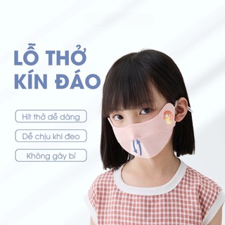 KHẨU TRANG TRẺ EM CAO CẤP CHỐNG NẮNG UPF50+ CHE GÒ MÁ, THOÁNG KHÍ, DÂY ĐIỀU CHỈNH