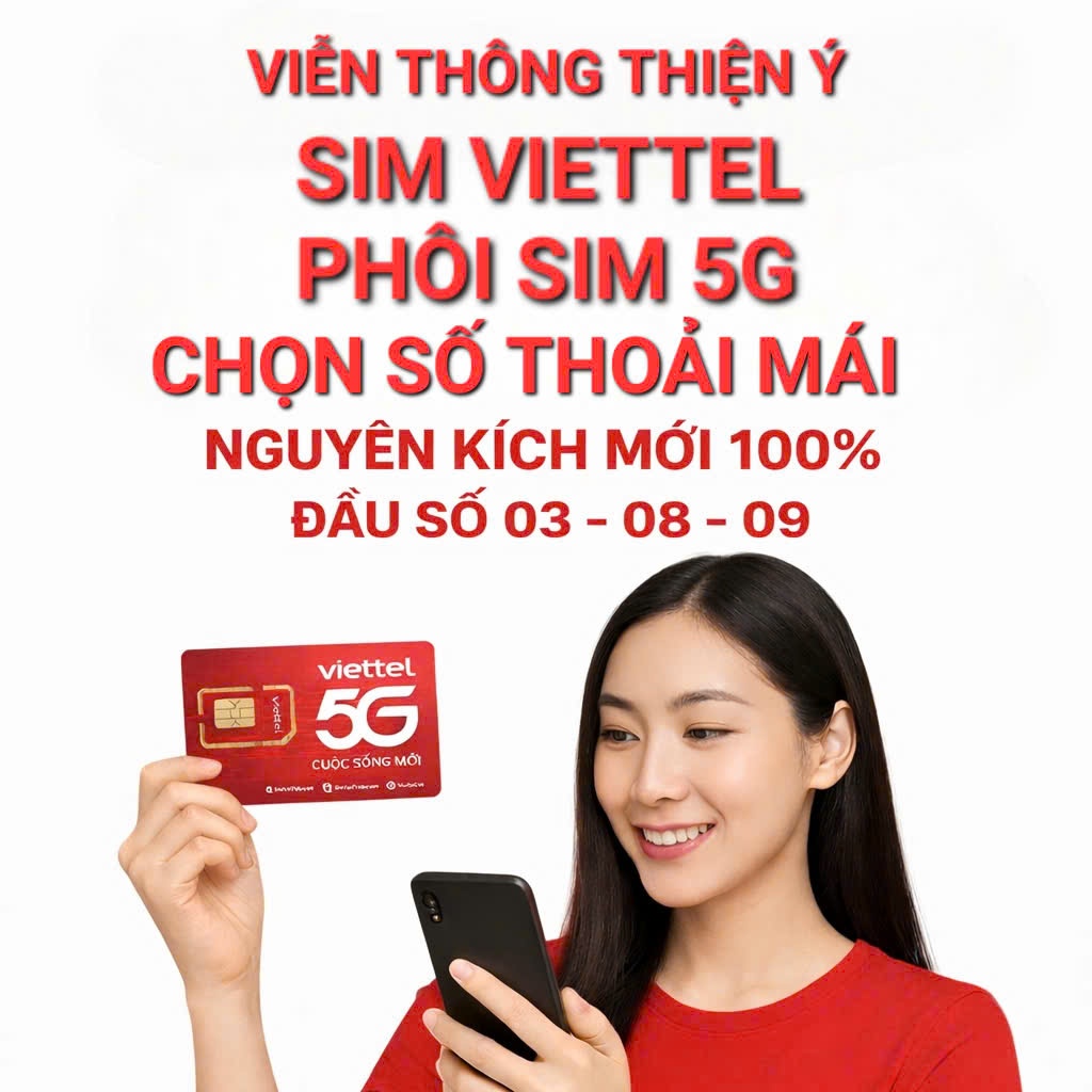 Sim 5g viettel - Giá Tốt, Miễn Phí Vận Chuyển, Đủ Loại | Shopee Việt Nam