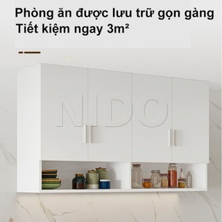 Nido Tủ Bếp Treo Tường Cho Bếp Nhỏ Phiên Bản Gỗ Mini Đa Năng Lắp Đặt Nhanh Giải Phóng Mặt Bàn