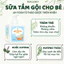 Sữa Tắm Gội Thảo Dược Tràm Trà Cho Bé - Giảm Mẩn Ngứa Và Rôm Sảy, Kích Ứng, Mùi Hôi Sữa
