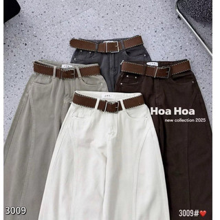Quần Kaki Nữ Ống Rộng Dáng Bom Thụng, Không Đai, Dài 94-96cm, Lưng Thun Sau có túi 2 bên phong cách trẻ trung M55.