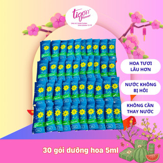 30 gói NƯỚC DƯỠNG HOA BAMBI - Hoa tươi lâu rực rỡ, giữ nước sạch hơn (1 gói 5ml) (ĐƯỢC ĐỒNG KIỂM)