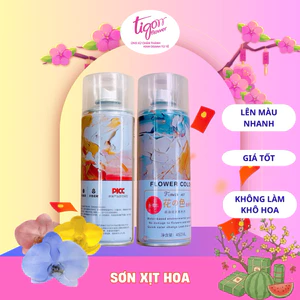 SƠN XỊT MÀU HOA TƯƠI - Khô nhanh, láng mịn, dùng được lâu, nhiều màu sắc (450g)