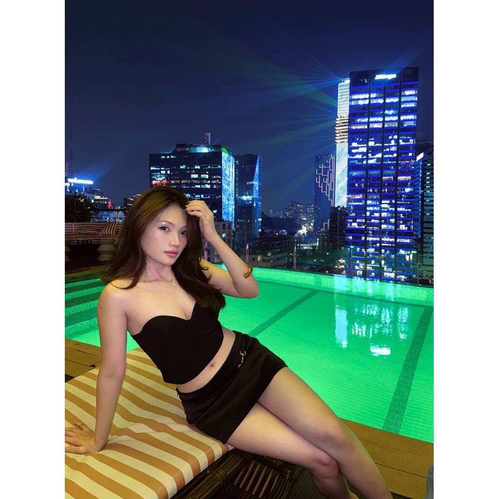 (Pre-order) Chân Váy Ngắn Nini mini skirt Cạp Trễ Lụa Cao Cấp Kèm Dây Charm Xinh - Babiche Attire | BigBuy360 - bigbuy360.vn