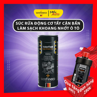 Súc rửa động cơ tẩy cặn bẩn làm sạch khoang nhớt ô tô SENFINECO 9991 Motor Flush Engine Flush dung tích 443ml