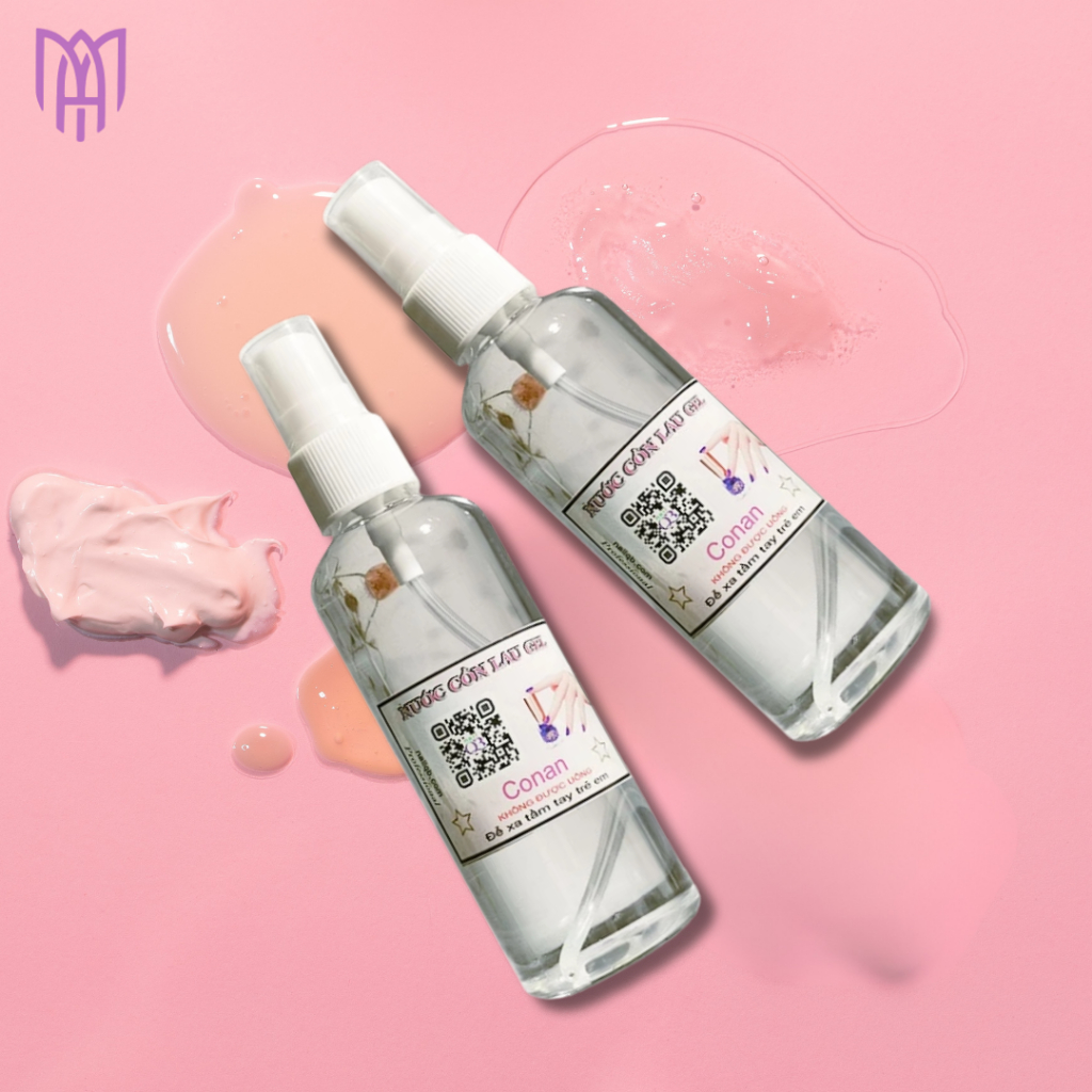 Dung Dịch Cồn Lau Gel, Tán Gel Gôm, Lau Tay Dịu Nhẹ Không Hại Da Tay Mùi Thơm 100ml-500ml