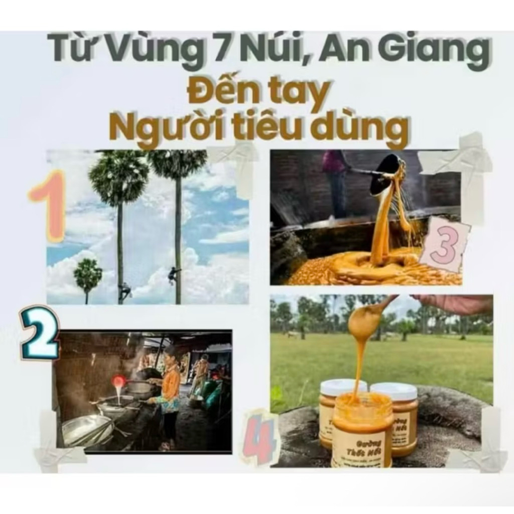 Đường Thốt Nốt Nguyên Chất – Combo 3kg Dẻo Mềm, Đặc Sản An Giang